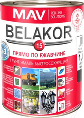 Грунт-эмаль MAV Belakor-15 Ral 7024 1 л (графитовый матовый)