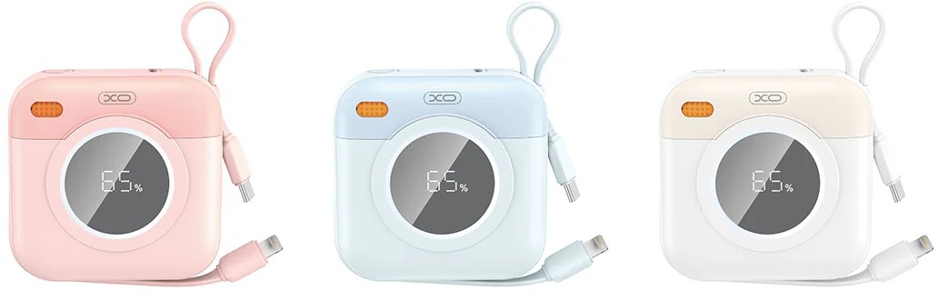 Внешний аккумулятор XO PR258 10000mAh (синий)