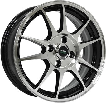 Литые диски Megami MGM-5 15x6" 5x100мм DIA 57.1мм ET 38мм BKF