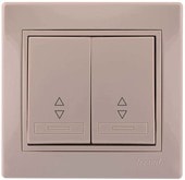 Выключатель проходной Lezard Mira 701-0303-106 (кремовый)