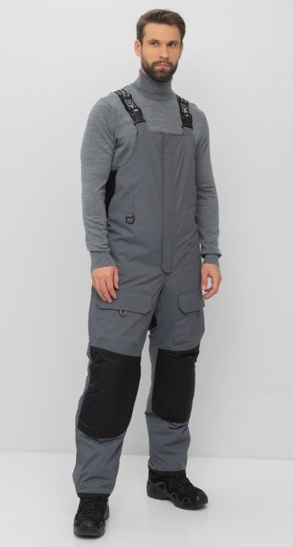 Одежда для охоты, рыбалки Huntsman Yukon Ice-45°C (р.44-46/182-188, серый/черный)