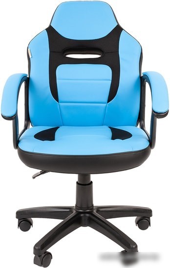 Компьютерное кресло CHAIRMAN Kids 110 (чёрный/голубой)