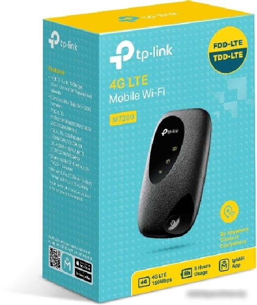 Мобильный 4G Wi-Fi роутер TP-Link M7200