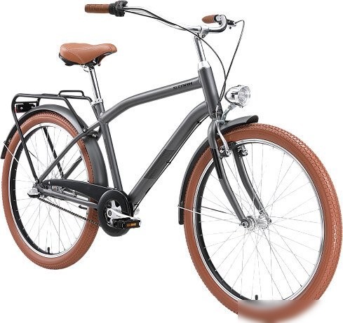 Велосипед Stark Comfort Man 28 D 8 speed р.18 HQ-0017939 2025 (черный матовый/темно-серый)