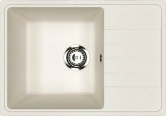 Кухонная мойка Mixline ML-GMU06 556729 (белый камень)