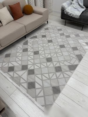 Ковер для жилой комнаты Radjab Carpet Моника Прямоугольник MC 367A 12585RK (1.2x1.8, Beige)