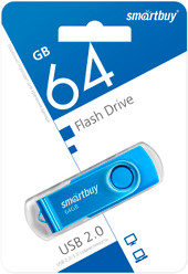 USB Flash SmartBuy Twist 64GB (синий)