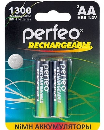 Аккумуляторы Perfeo AA1300mAh/2BL 2шт