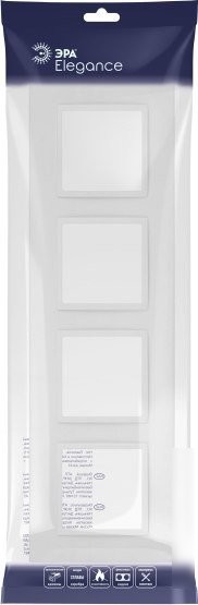 Рамка ЭРА Elegance 14-5014-01М Classic Б0065828 (белый матовый)
