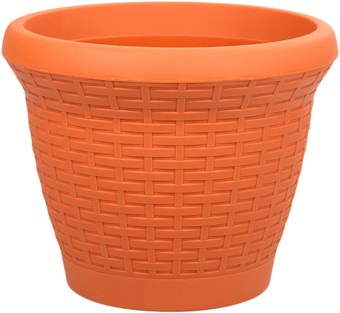 Кашпо Serinova Rattan №4 20-HS0408101-200100 (терракотовый)