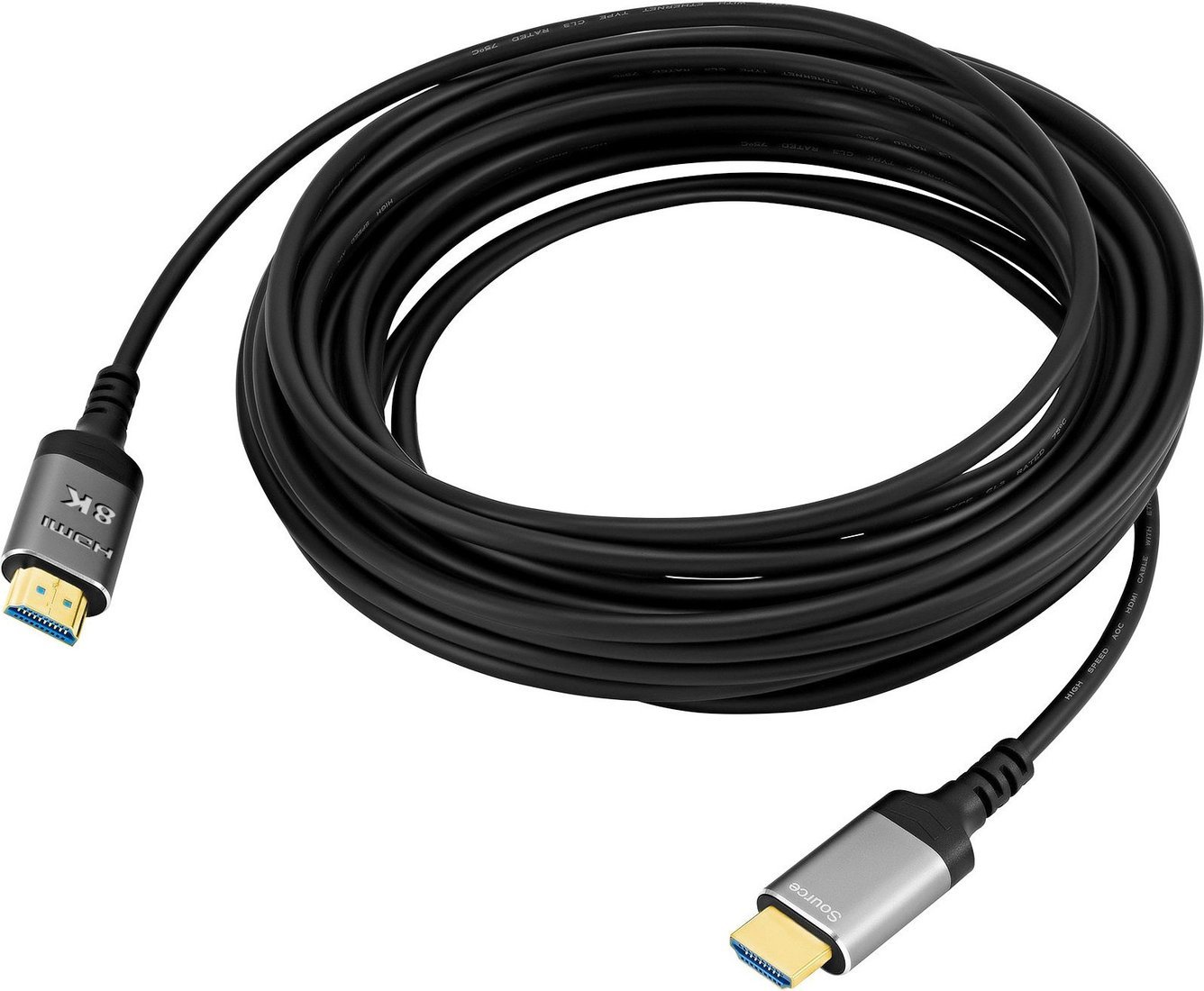Кабель Digma HDMI 2.1 AOC (50 м, черный)