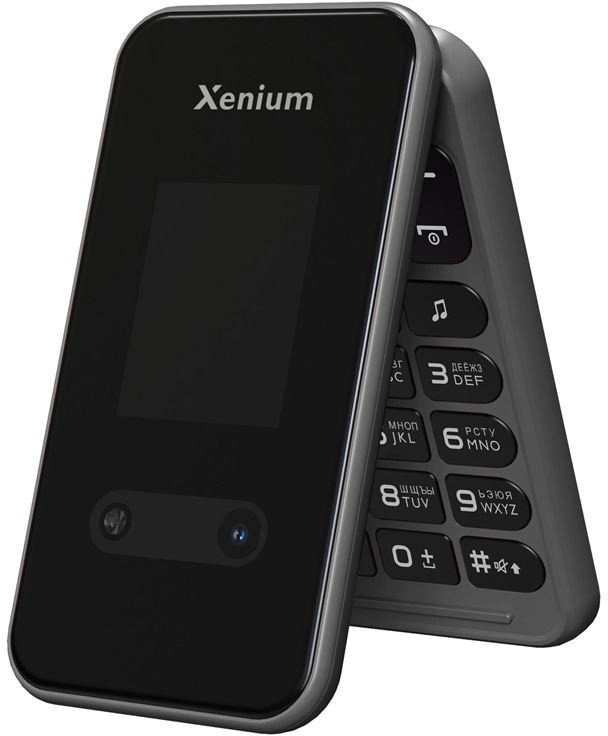 Кнопочный телефон Xenium X680 (темно-серый)