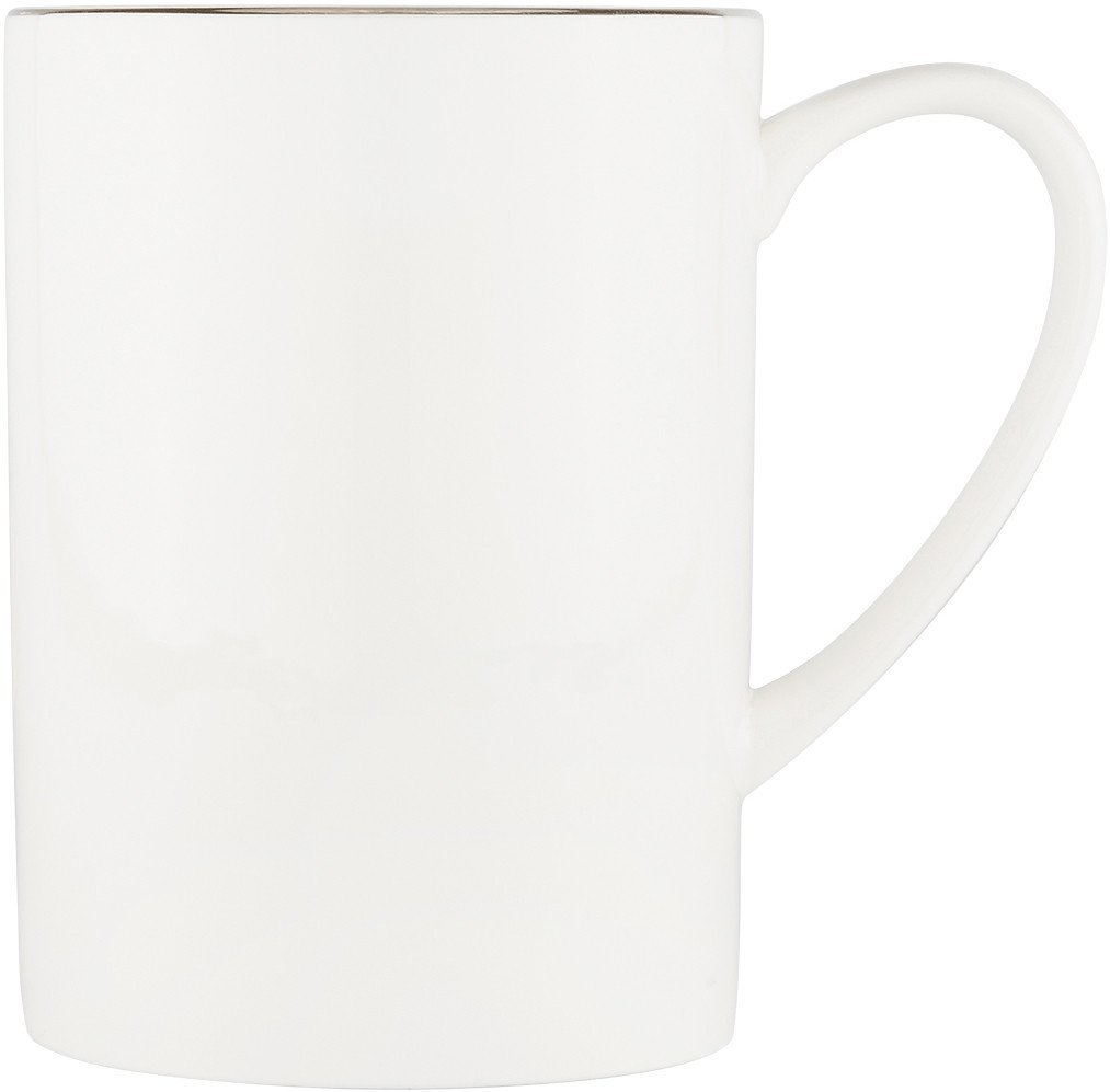 Набор кружек Gipfel Platinum 51538 (2шт, белый/серебристый)
