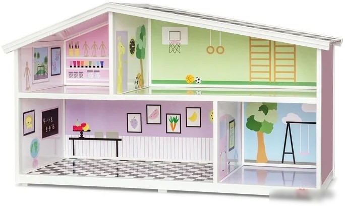 Аксессуары для кукольного домика Lundby Обои для школы LB-60501500