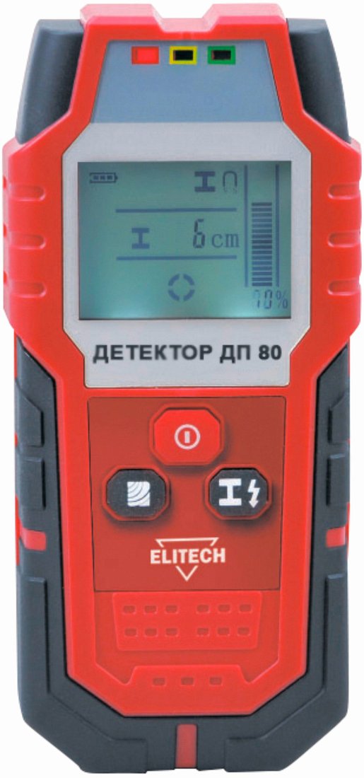 Детектор скрытой проводки ELITECH ДП 80 Детектор скрытой проводки ELITECH ДП 80