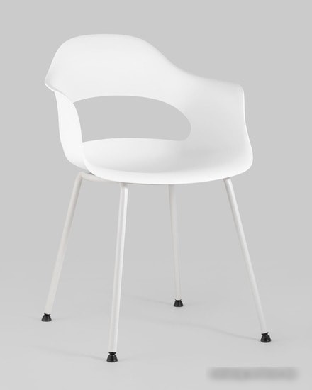 Стул с подлокотниками Stool Group Lady (белый)