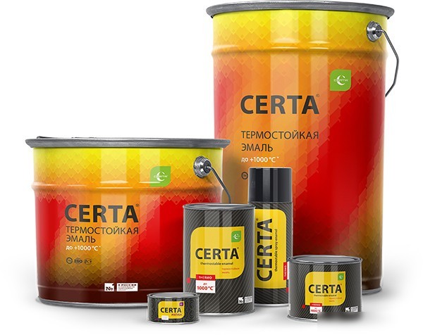 Краска Certa Standart RAL7040 400С 0.52 л (серый)