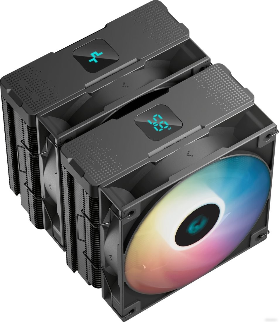 Кулер для процессора DeepCool AG620 Digital BK ARGB R-AG620-BKADMN-G-2