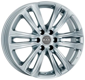 Литые диски MAK Safari 6 17x7.5" 6x114.3мм DIA 66.1мм ET 45мм Silver