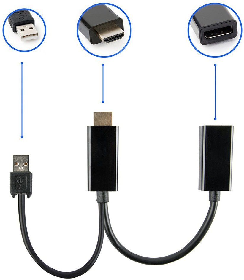 Адаптер Cablexpert DSC-HDMI-DP