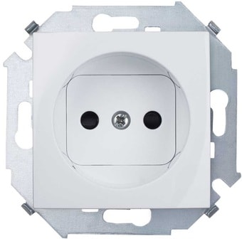 Розетка Simon 1591444-030 (белый)