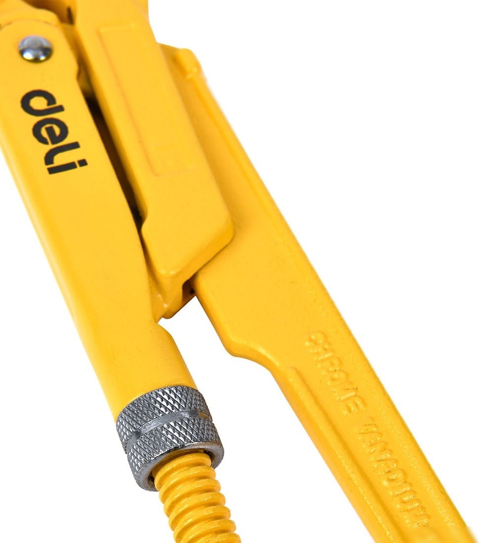 Ключ трубный Deli YS EDL105167 (2", раскрытие губок 67мм)