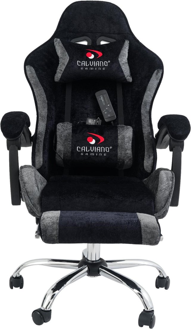 Игровое (геймерское) кресло Calviano Avanti Ultimato (black-grey fabric)