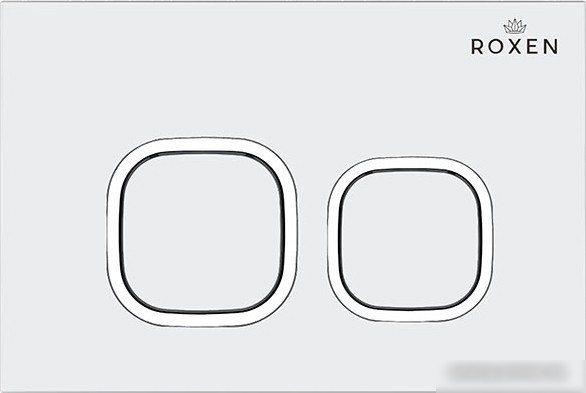 Унитаз подвесной Roxen Simple Compact в комплекте с инсталляцией StounFix Slim 6 в 1 916803 (кнопка: белый глянец)