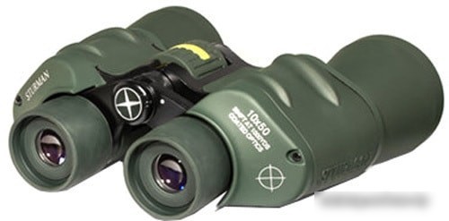 Бинокль Sturman 10x50 с сеткой (зелёный)