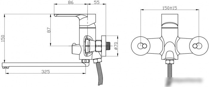 Смеситель РМС SL133-006E