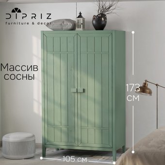Шкаф распашной Диприз 2 дв Д.70049.1 (Carlos/pantone 5497)