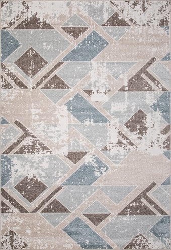 Ковер для жилой комнаты Merinos Naturel D979-STAN-BEIGE-BLUE (3x5)