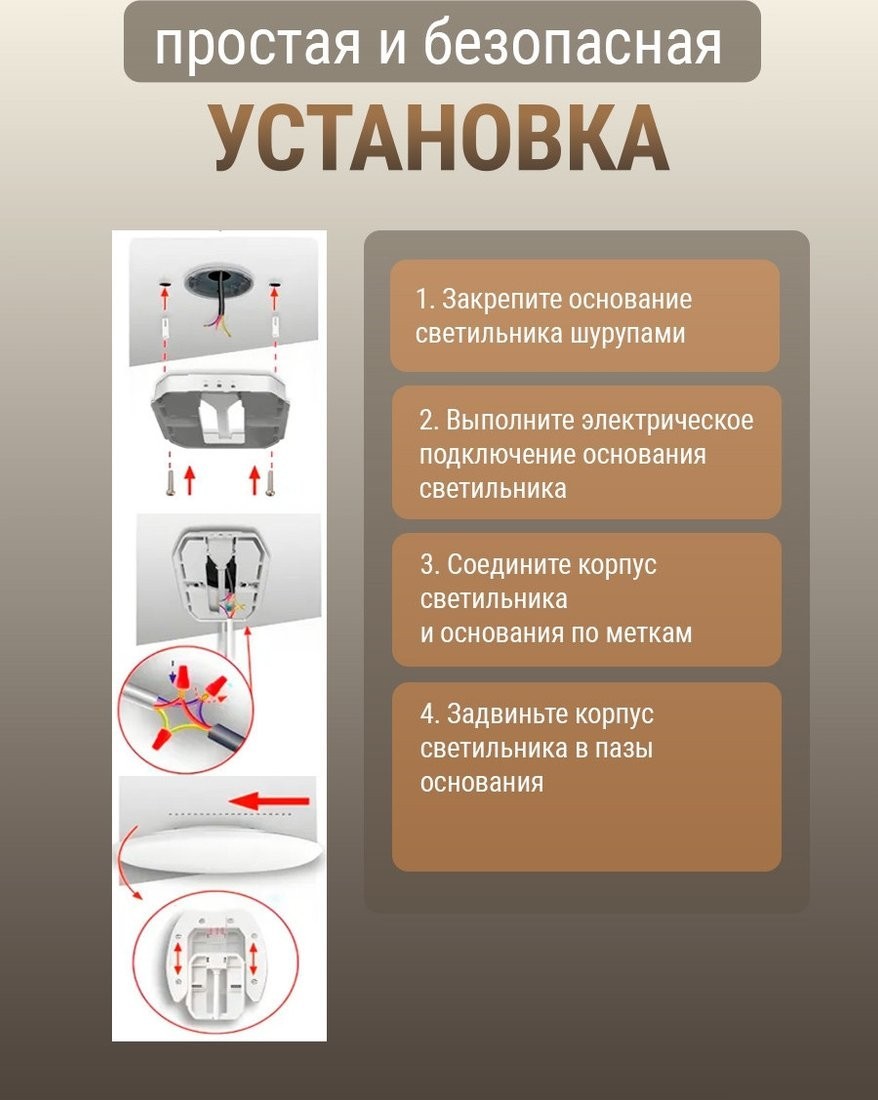 Припотолочная люстра Alfaled JK-R 28W 4000K (черный)