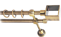 Карниз для штор Lm Decor Куб 177 2р гладкий (антик, 1.8м)