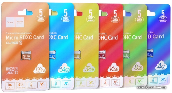 Карта памяти Hoco microSDXC (Class 10) 64GB