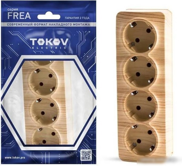 Розетка Tokov Electric Frea TKE-FR-R4Z-C25