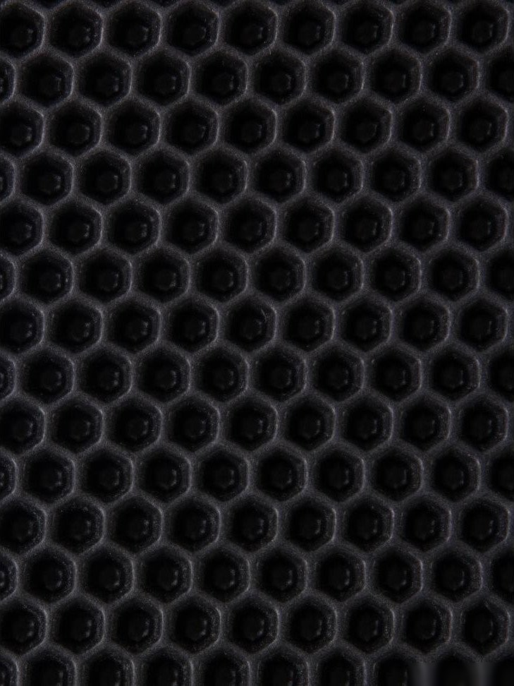 Придверный коврик Venera Home EVA Соты 50х67 (черный)