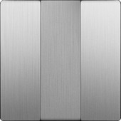 Клавиша для выключателя Werkel WL09-SW-3G-CP (серебряный рифленый)