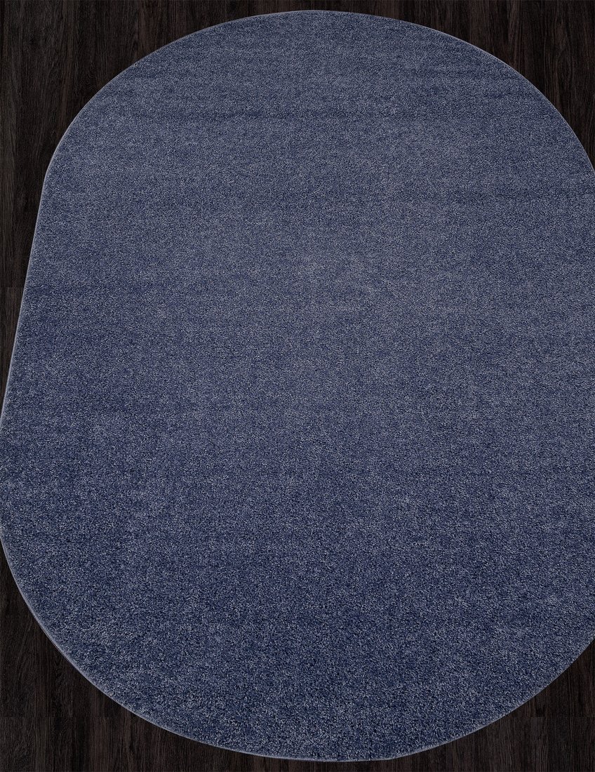 Ковер для жилой комнаты Merinos Lana T600-OVAL-LIGHT BLUE (2x4)