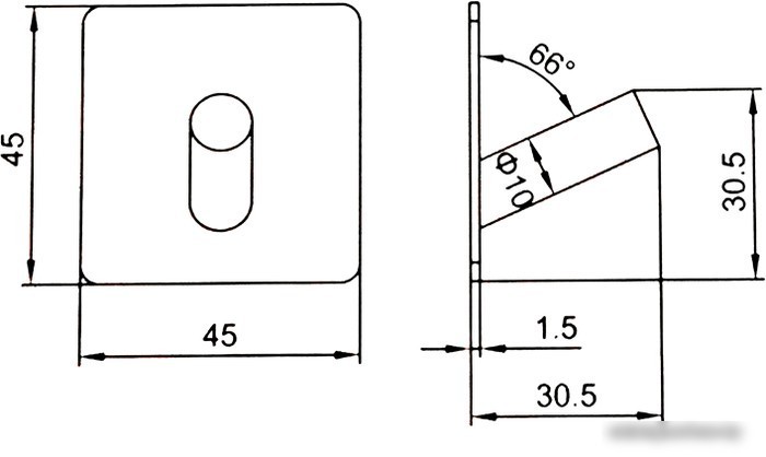 Крючок для ванны Ledeme L216-4 (4 шт)