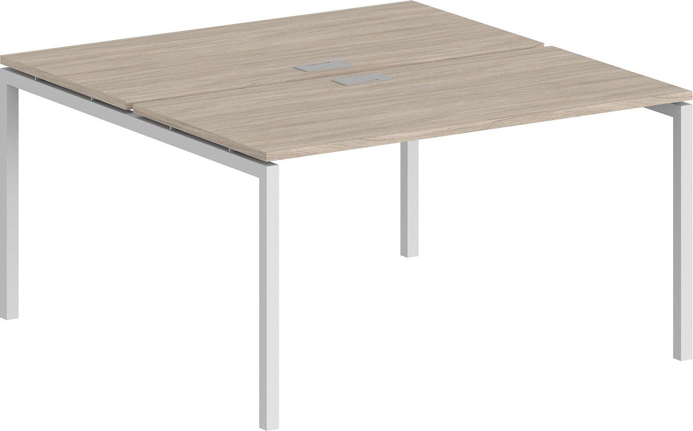 Стол Norden 140x143.8x75 SG.245.OL.44.WH (белый/дуб светлый)