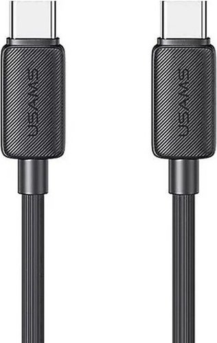 Кабель Usams US-SJ696 USB Type-C - USB Type-C (2 м, черный)