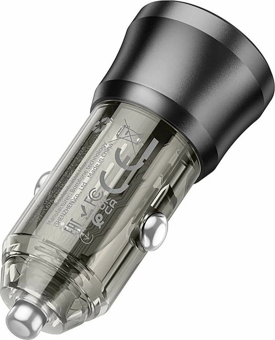 Автомобильное зарядное Borofone BZ24A PD20W (черный)
