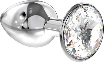 Анальная пробка Lola Games Diamond Clear Sparkle XL 4028-02Lola (прозрачный)
