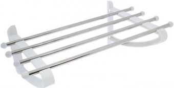 Полка для полотенца Primanova M-B12-01 (белый)