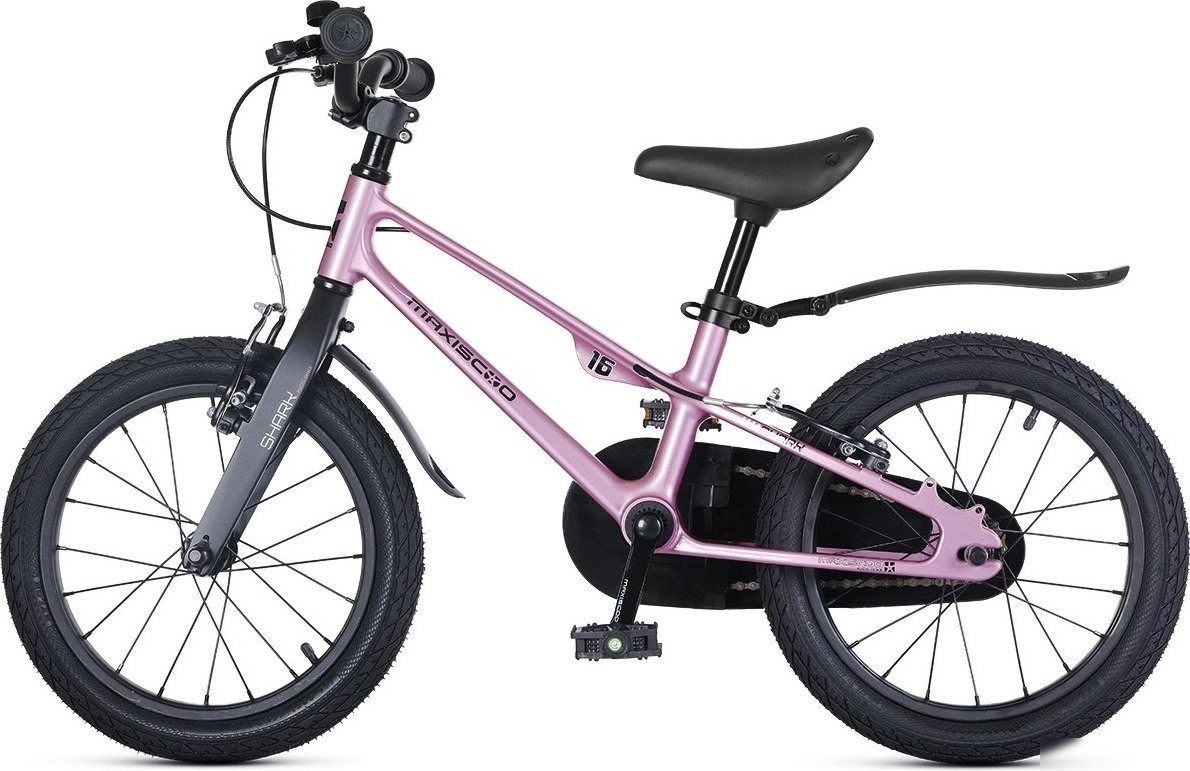 Детский велосипед Maxiscoo Shark Sport 16 2025 MSC-SH1643 (розовый жемчуг)