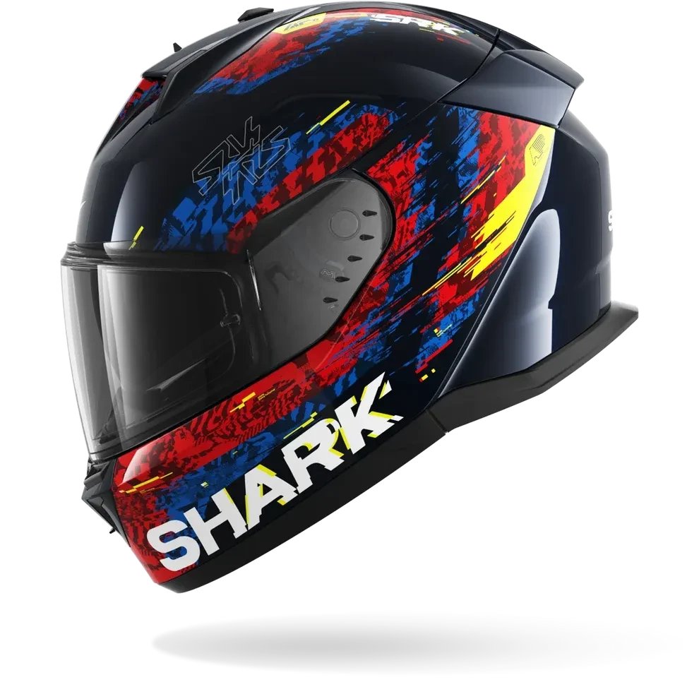 Мотошлем Shark Helmets D-Skwal 3 Speed-Vib HE0908E-BRB-S (S, синий/красный/синий)