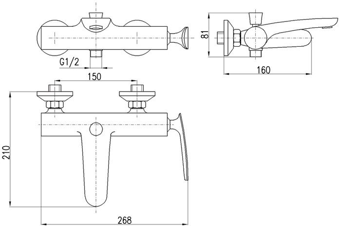 Смеситель Slezak RAV Тигрис TG154.5