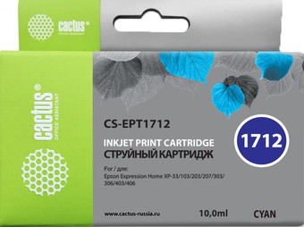 Картридж CACTUS CS-EPT1712 (аналог Epson C13T17124A10)