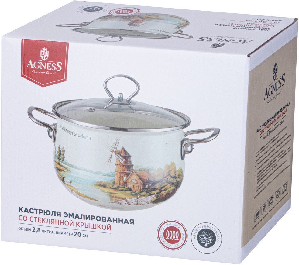 Кастрюля Agness 943-067